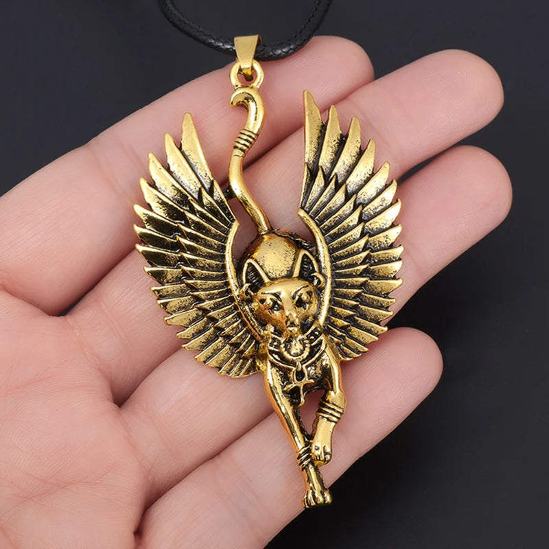 pendentif chat egyptien