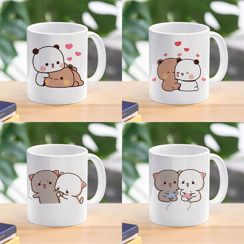 Tasse Motif Chat Couple