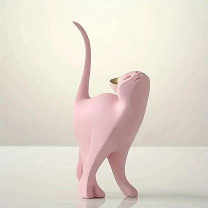 Statue de chat décoratif