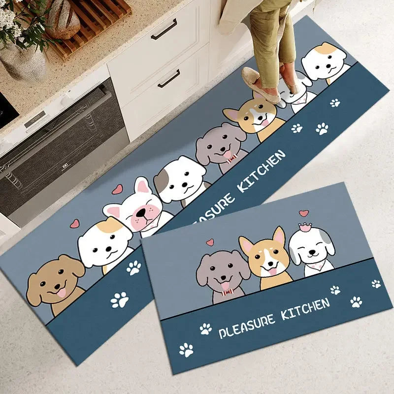 Tapis de Cuisine Motif Chat