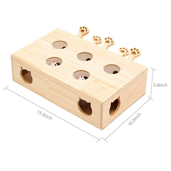 Jouet Pour Chat En Bois