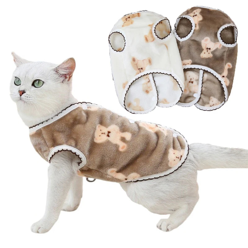 Manteau Doux Chat