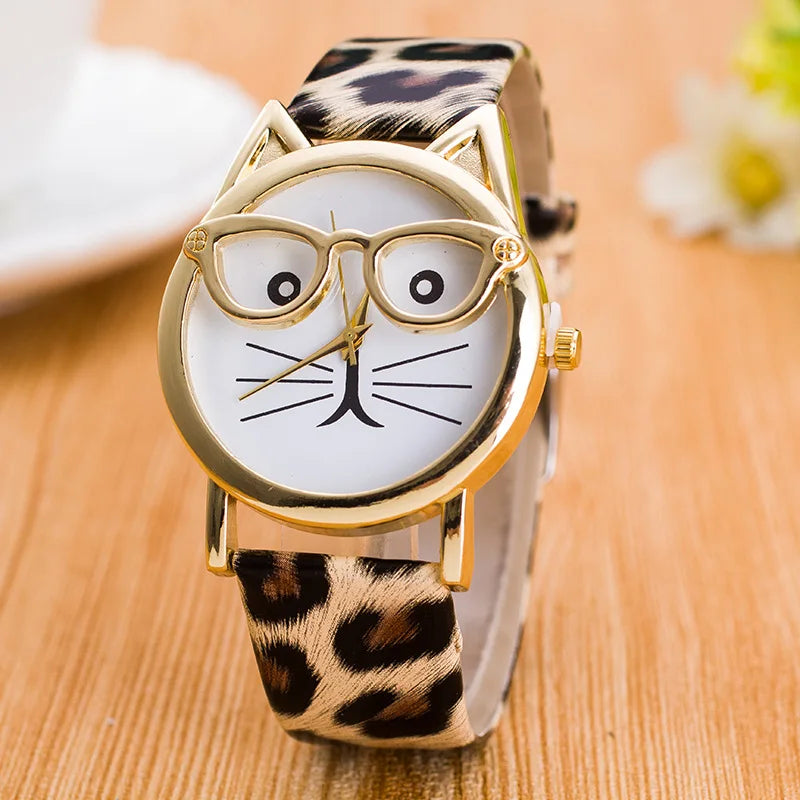 Montre chat enfant