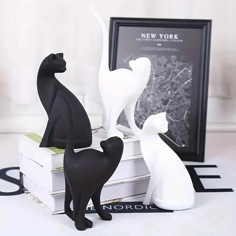 Statue de chat décoratif