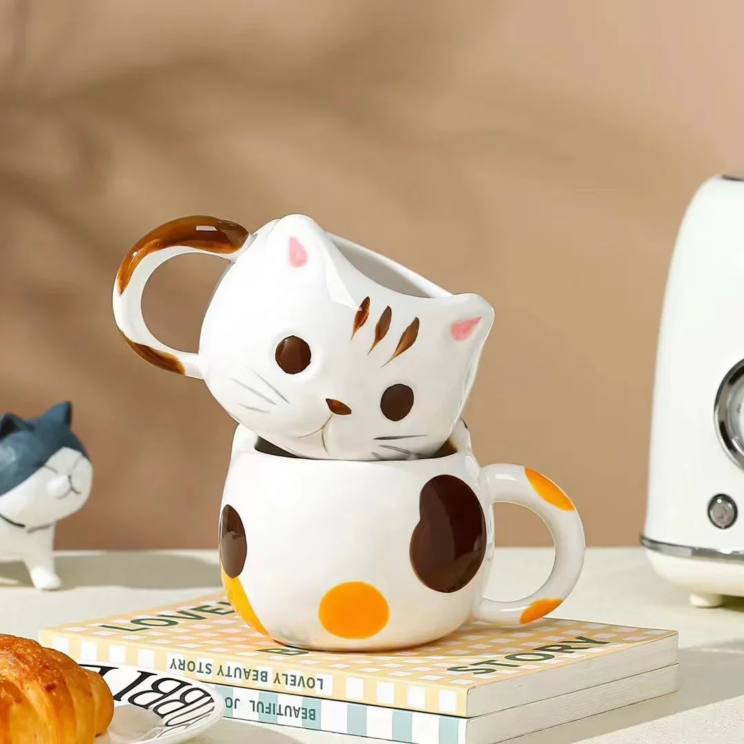 Tasse en Forme de Chat