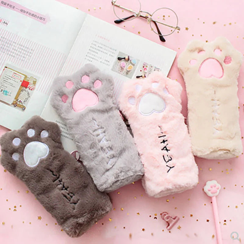 Trousse Patte de Chat en Peluche