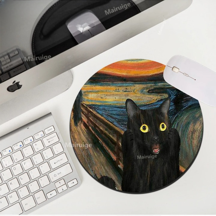 Tapis de Souris Chat "Van Gogh"