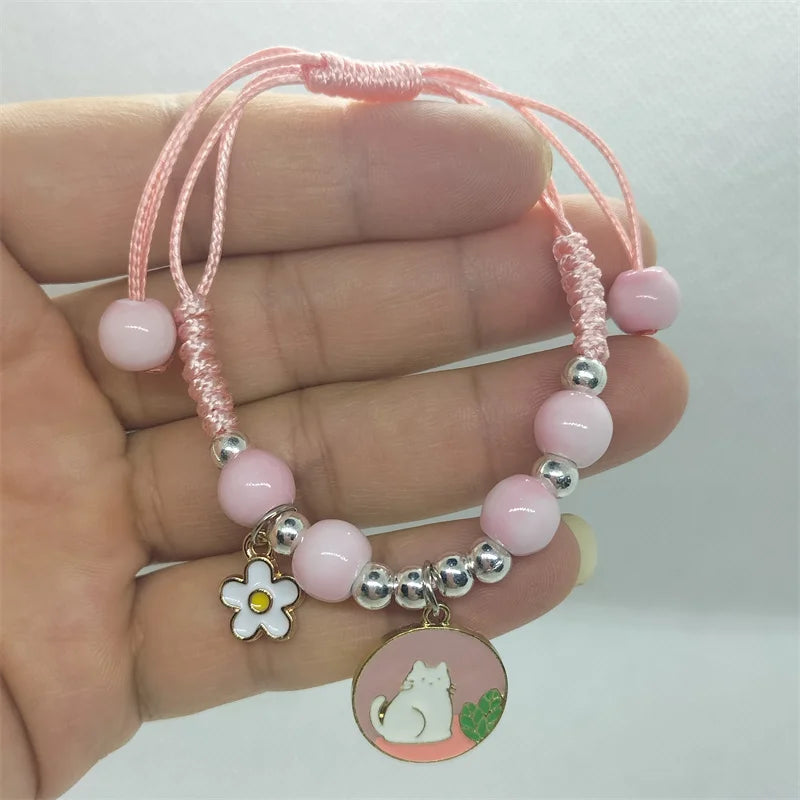 Bracelet chat porte bonheur