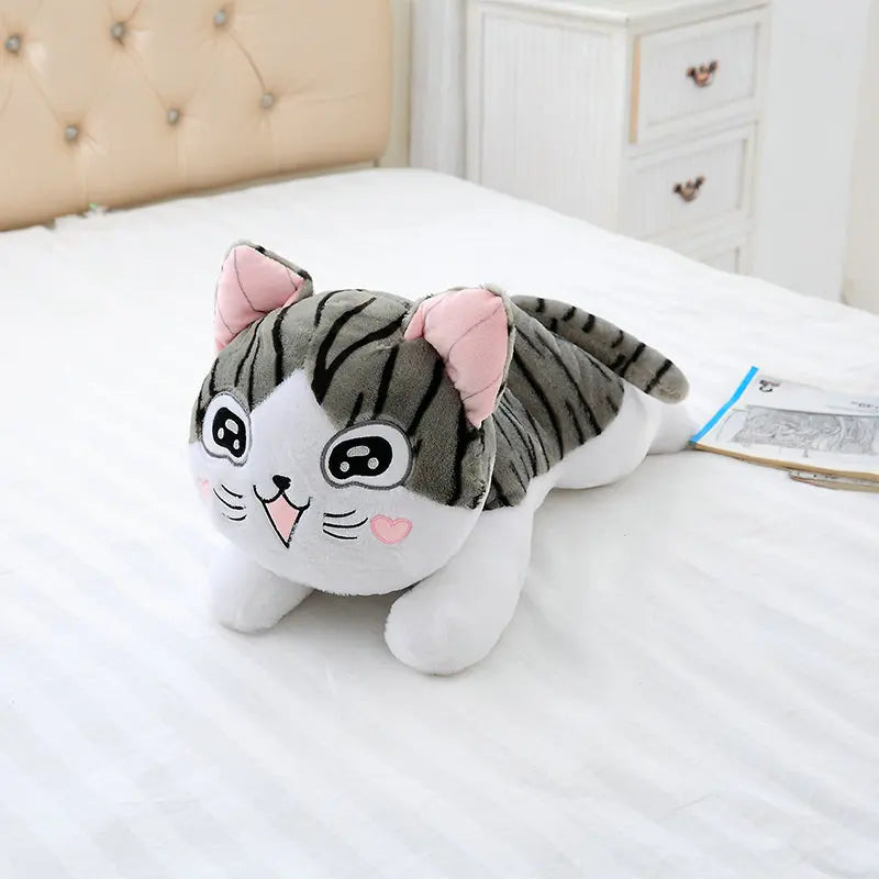 Peluche Chat Géant Gros Yeux