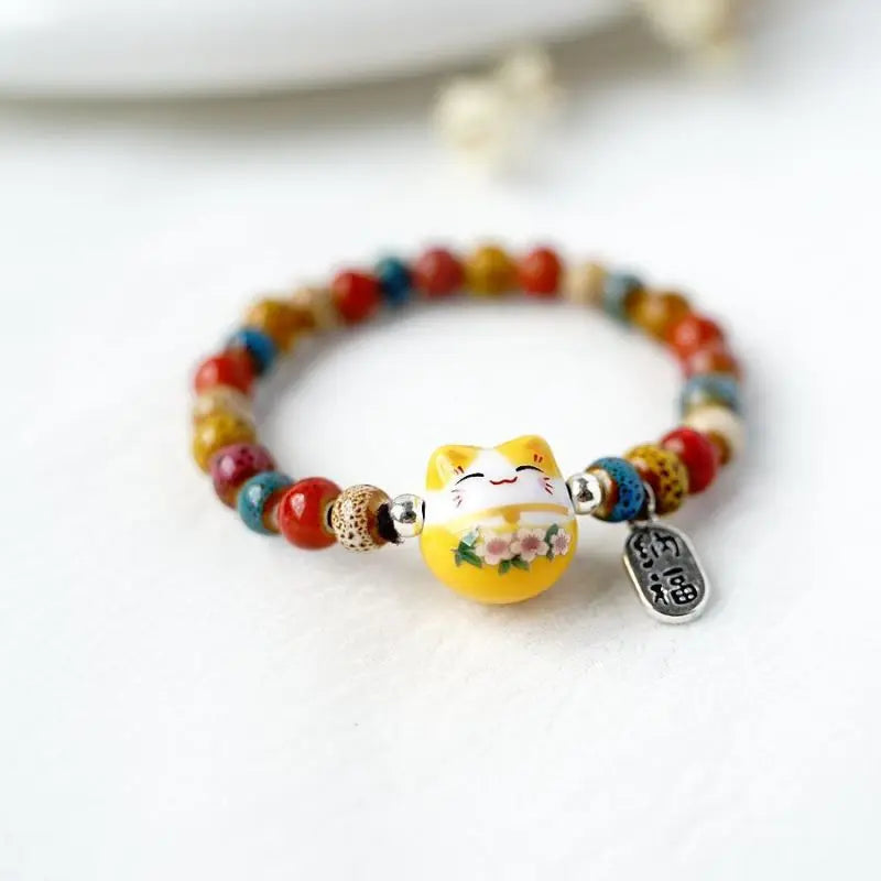 Bracelet pierre oeil de chat