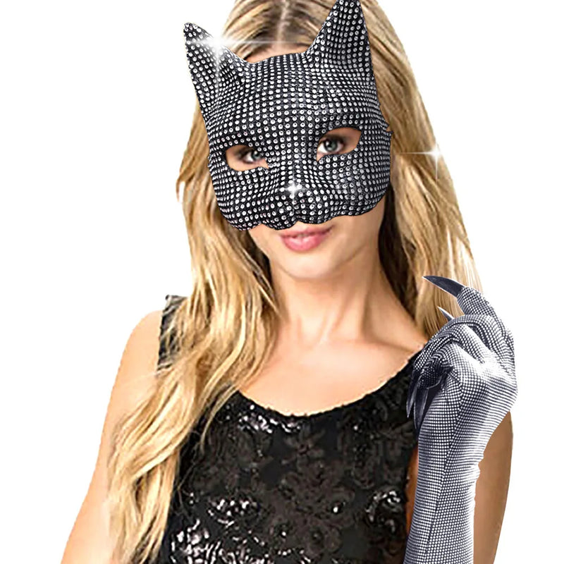 Masque Chat Diamant