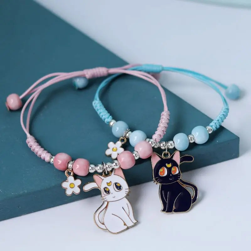 Bracelet chat porte bonheur