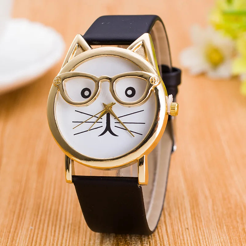 Montre chat enfant