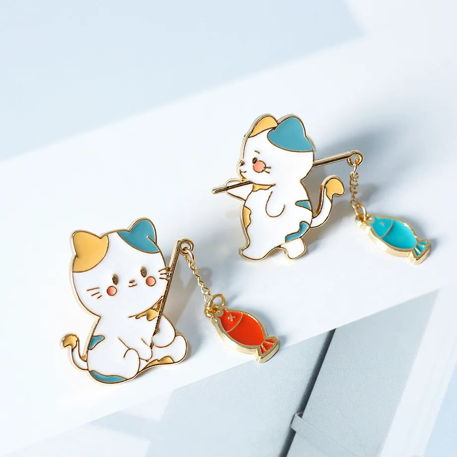 Broche bijoux chat