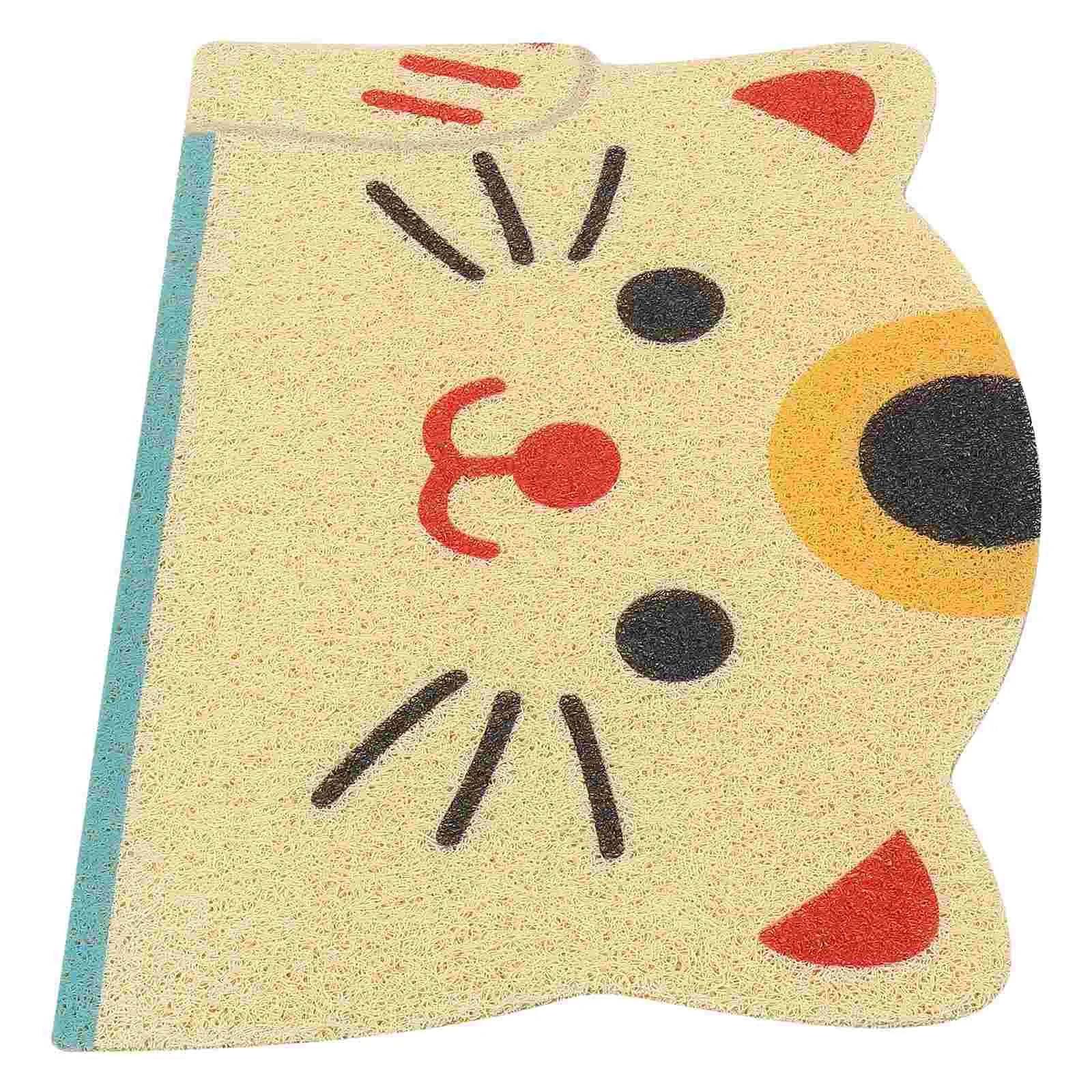 Tapis de litière tête de chat