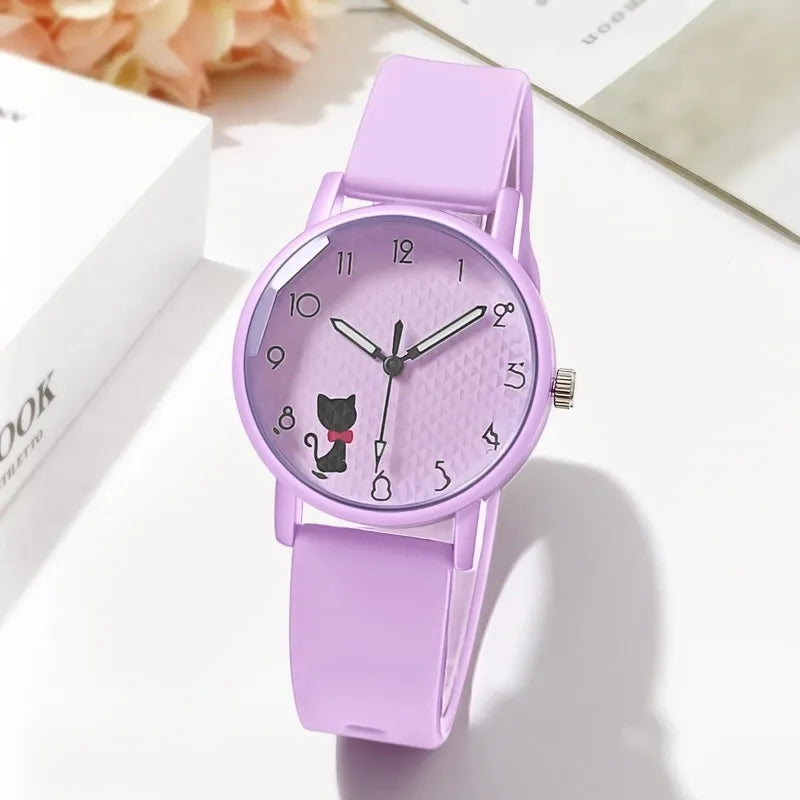 Montre fille chat