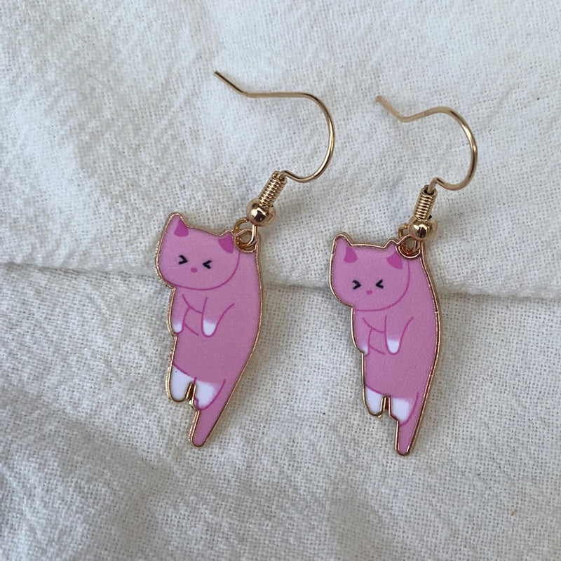 Boucles d'oreilles en forme de chat